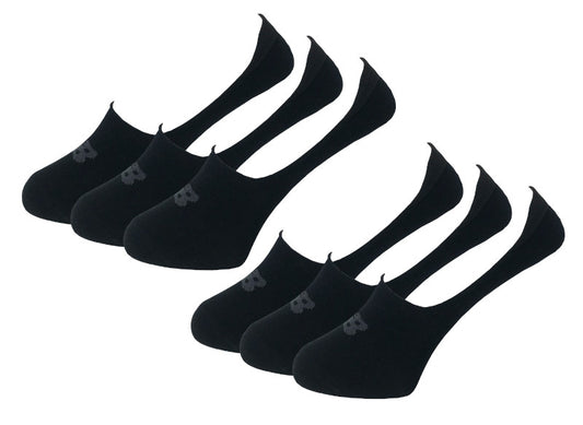 Performance Cotton Unseen Liner Socks 6 Pack