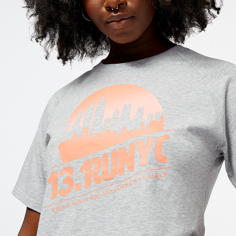 NB Essentials Stacked Logo Cropped T-Shirt