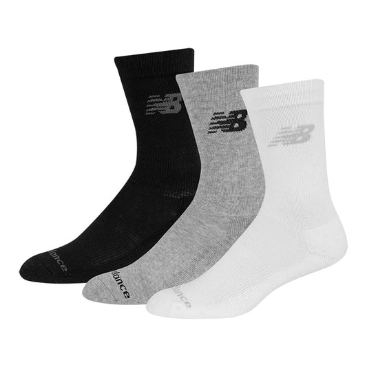 Performance Cotton Cushioned Crew Socks 3 Pack