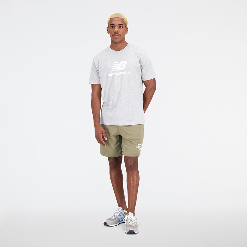 Essentials Stacked Logo Cotton Jersey Short Sleeve T-shirt