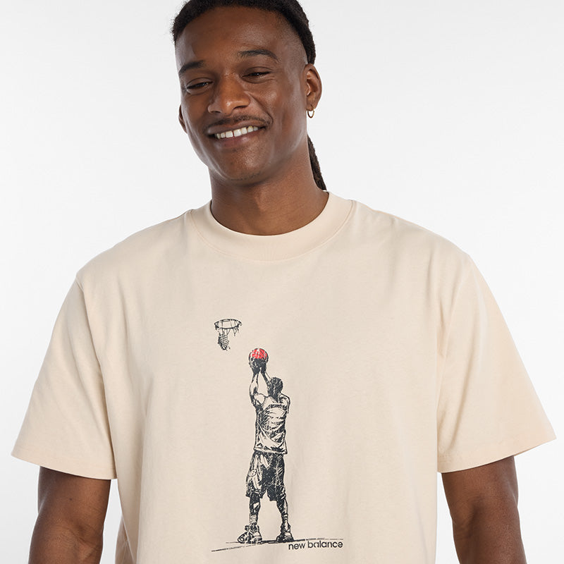 Hoops Player Graphic T-Shirt