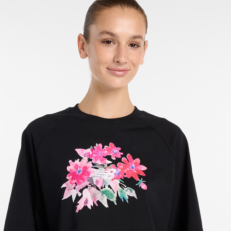Watercolor Pink Boxy T-Shirt