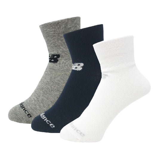 Performance Cotton Flat Knit Ankle Socks 3 Pack