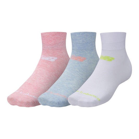 Performance Cotton Flat Knit Ankle Socks 3 Pack