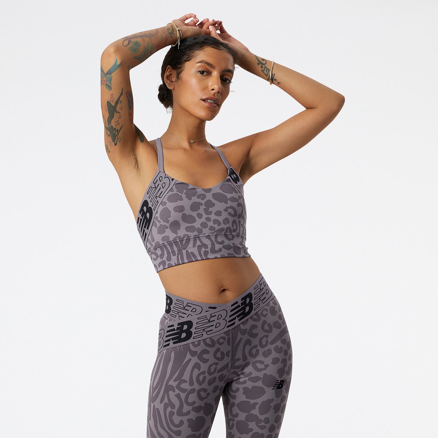 Relentless Printed Crop Bra