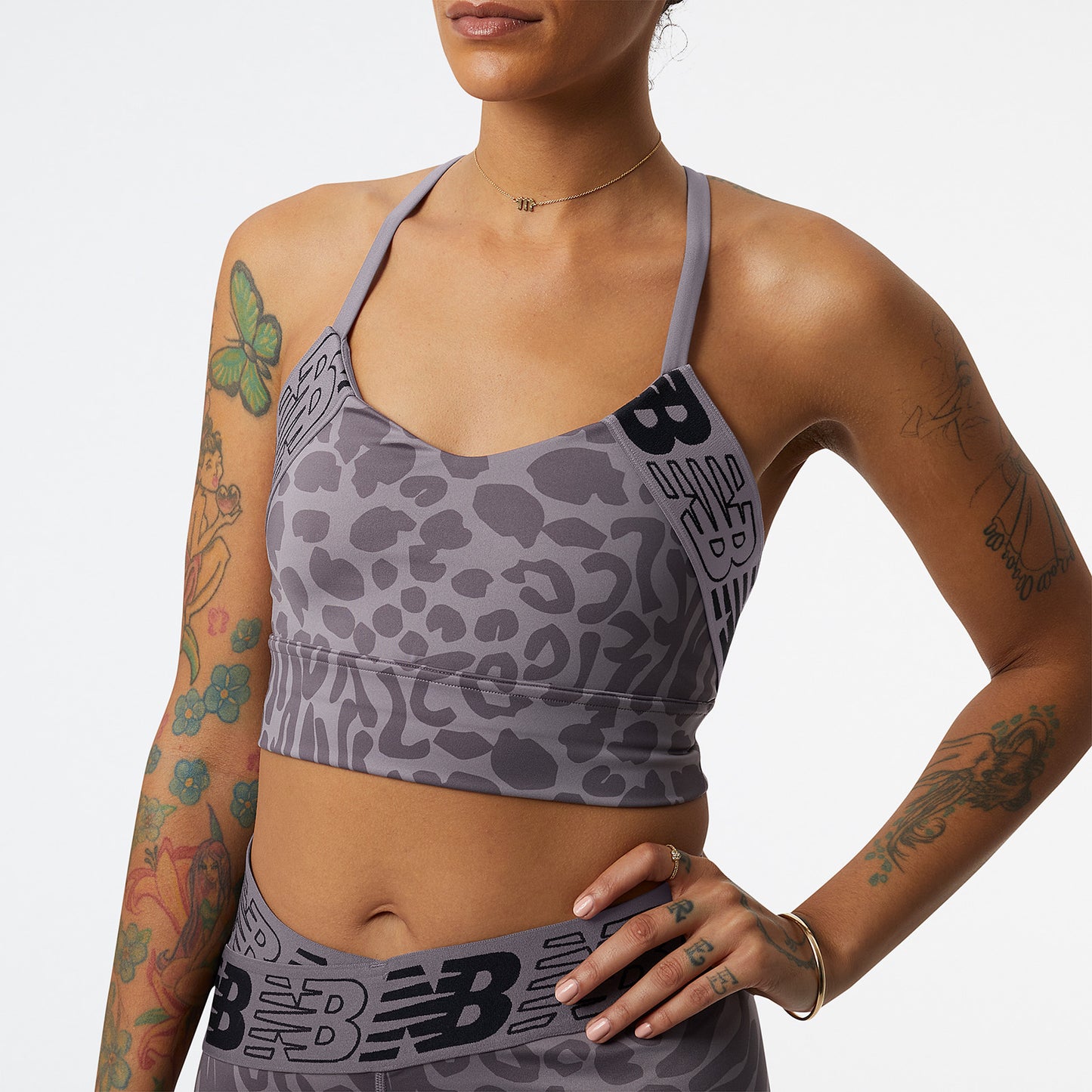 Relentless Printed Crop Bra