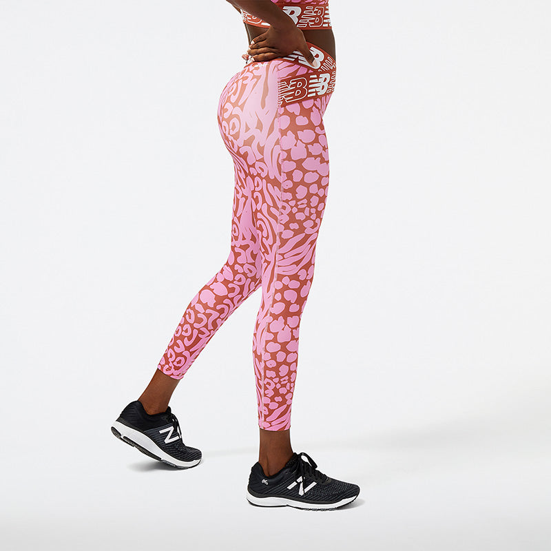 Relentless Crossover Printed High Rise 7/8 Tight