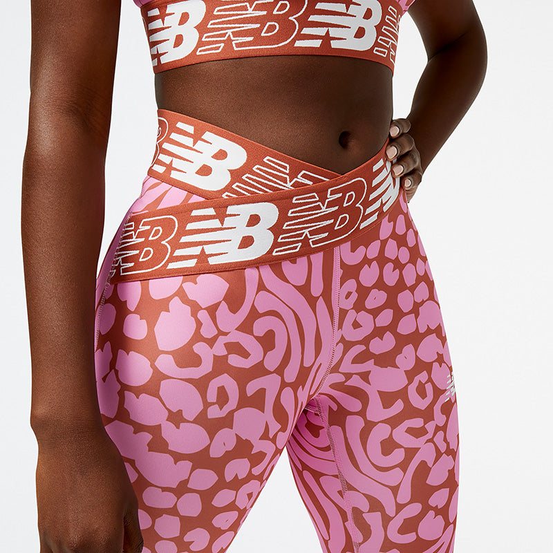 Relentless Crossover Printed High Rise 7/8 Tight