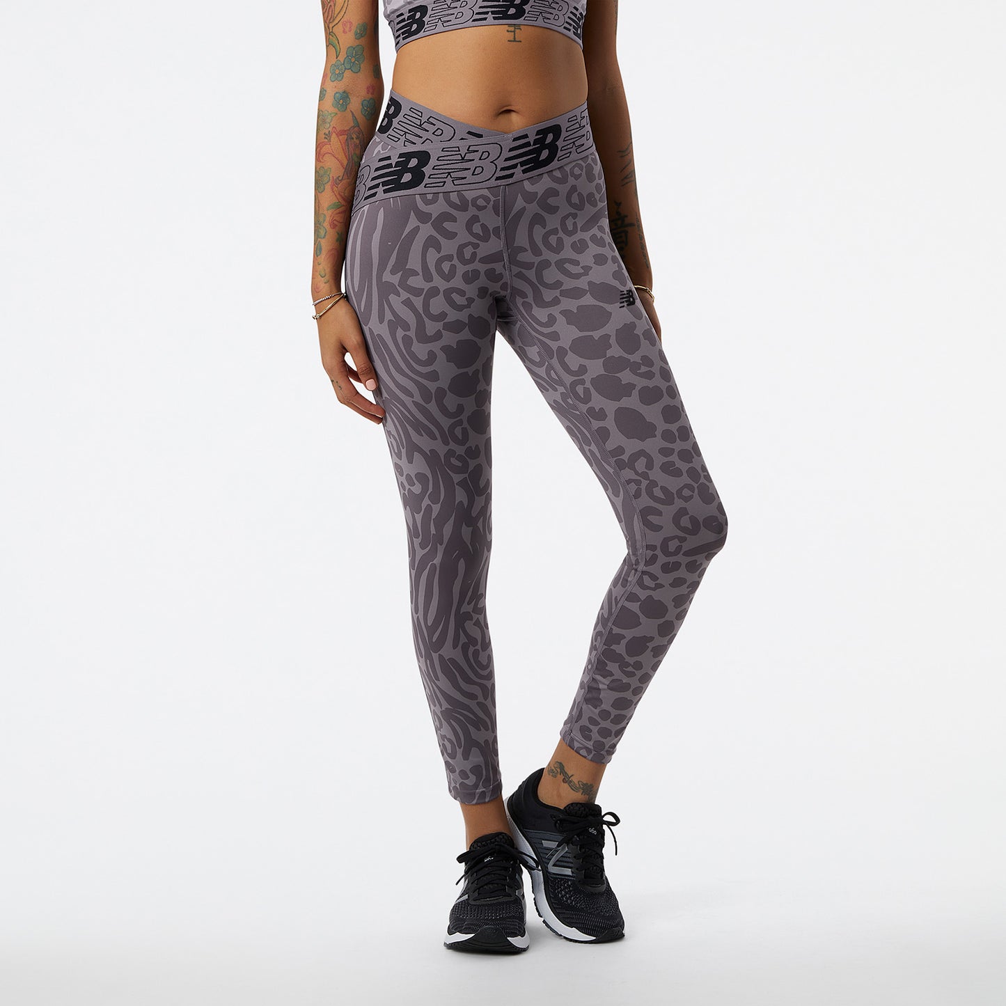 Relentless Crossover Printed High Rise 7/8 Tight