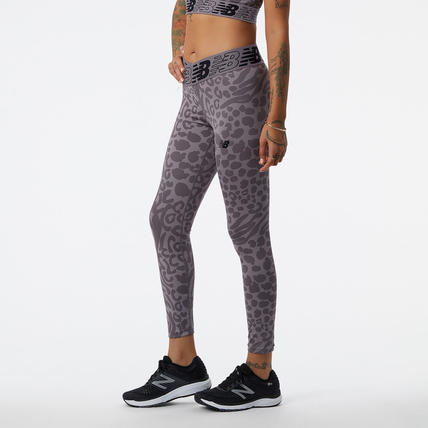 Relentless Crossover Printed High Rise 7/8 Tight