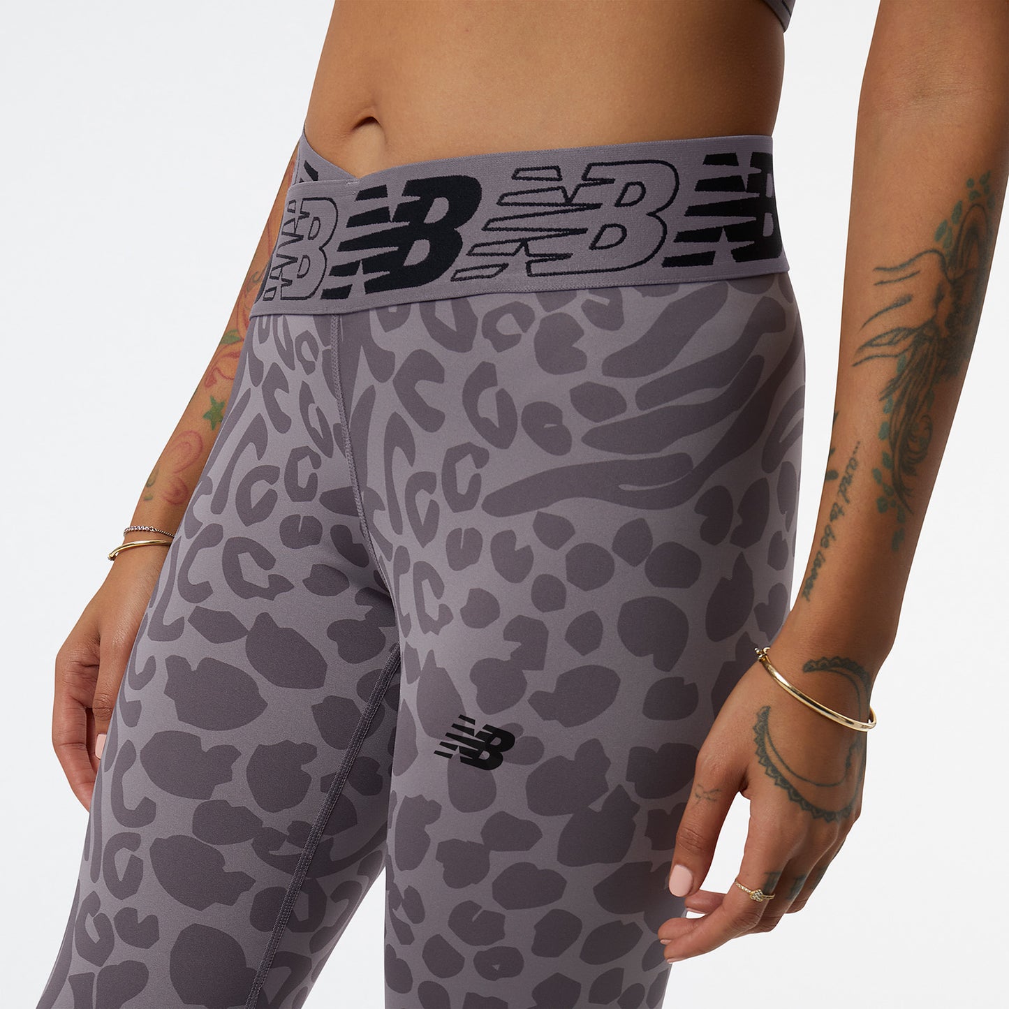 Relentless Crossover Printed High Rise 7/8 Tight