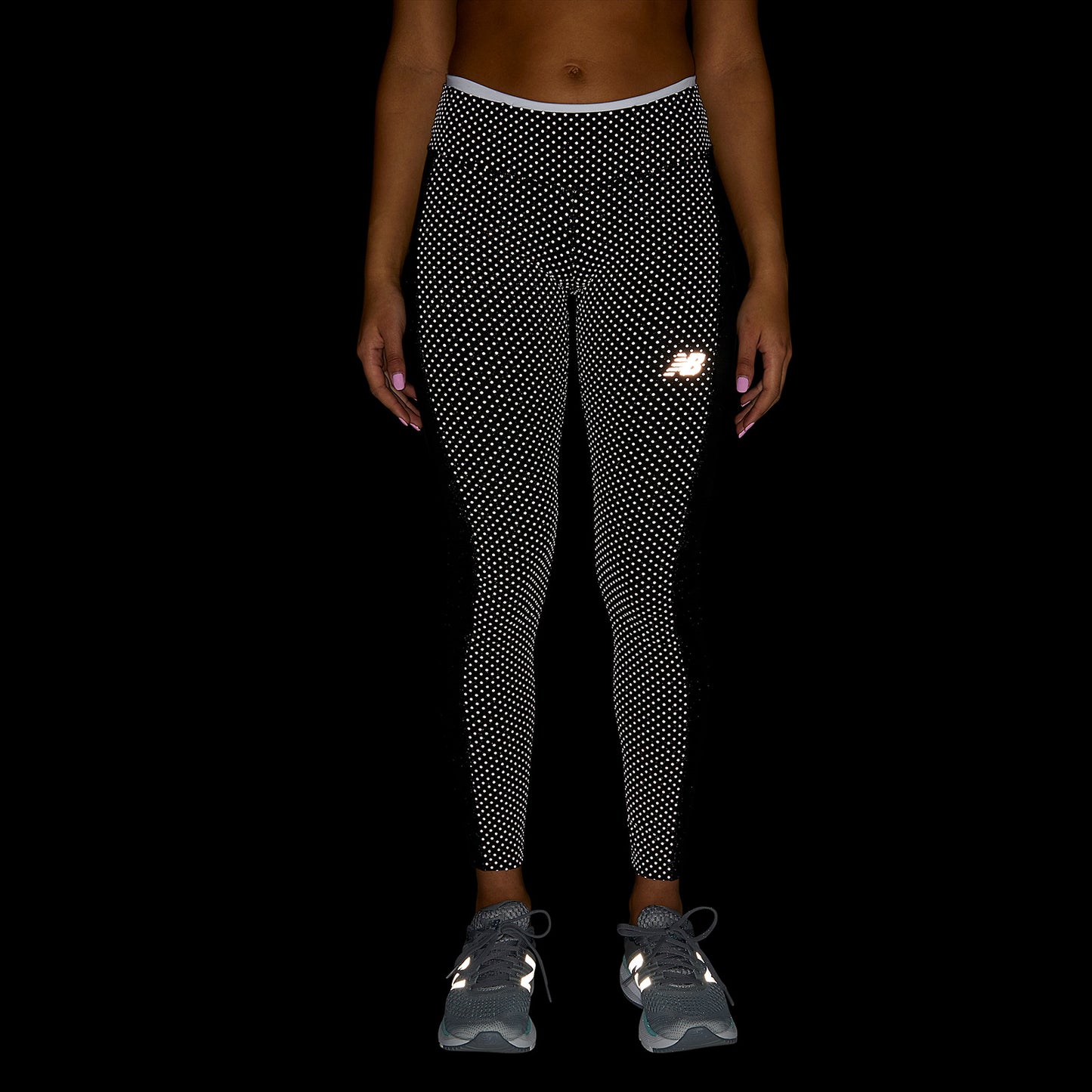 Reflective Print Accelerate Tight